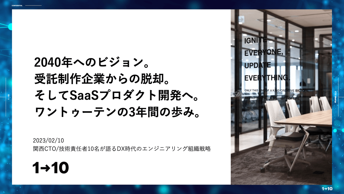 2040年へのビジョン。受託制作企業からの脱却。そしてSaaS