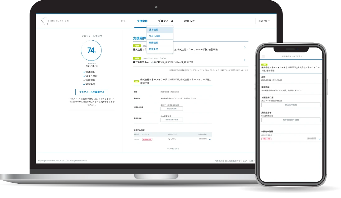 PROポータルでできること
